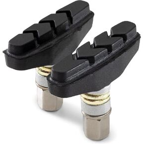 Schwinn V Bike Brake Replacement Pads, 1 Pair, V Bike Brake Shoes, Fits Most Bikes,Black