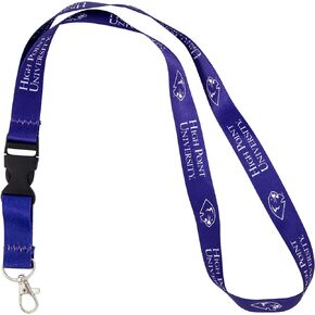 Desert Cactus High Point University Lanyard HPU Panthers Car Keys ID Badge Holder Keychain Detachable Breakaway Snap Buckle (Purple)
