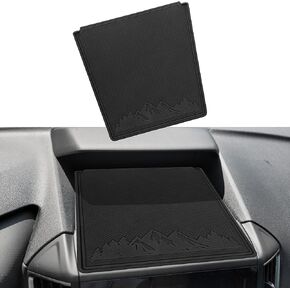 SENSHINE Dash Dashboard Cover Mat for Subaru Forester Accessories 2019-2023 2024 Subaru Crosstrek Impreza 2018-2023 Interior Dash Pad Anti Dust Insert Premium Custom (Black Trim)(with Pattern)