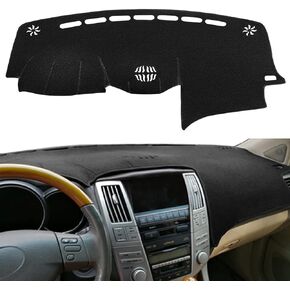 Dash Cover Mat Custom Fit for 2004-2006 Lexus RX330,2007-2009 RX350, 2006-2008 RX400h, Dashboard Cover Pad Carpet Protector (Beige) F82