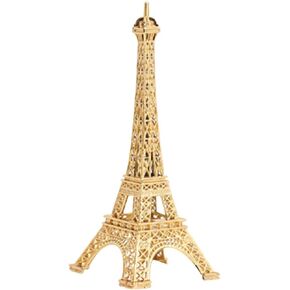 Eiffel Tower Statue, Romantic Paris Architecture Model Eiffel Tower Decor, Building Kits Decor Metal France Eiffel Tower, Model Building Kits Eiffel Tower for Home Decoration(size:13cm/5.1inch)