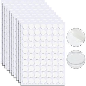 700 PCS Double-Sided Adhesive Dots,Clear Removable Sticky Adhesive Putty,Round Acrylic No Trace Sticky Putty Waterproof Dot Stickers for Wall Hanging Festival Decoration (6mm)