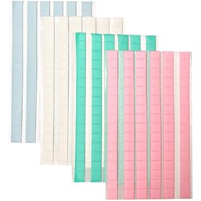 204 Pcs Sticky Tacky Putty, Non-Toxic Adhesive Mounting Putty, Reusable & Removable Wall Safe Tack for Poster, Photo Frames & Party Supplies (White)