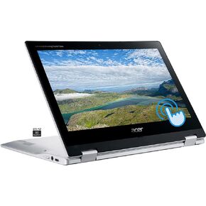 Acer Spin 2023 Flagship X360 2-in-1 Convertible Chromebook Laptop Business,11.6‘ HD Touchscreen IPS,8-Core MediaTek MT8183C Processor,4GB RAM,64GB eMMC,Wi-Fi 5,Chrome OS+HubxcelAccessory,Pure Silver