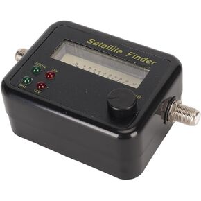 Digital Satellite Signal Meter Finder for Dish FTA TV Antenna, Easy to Locate and Tune, 0.95-2.15 GHz Frequency Range, Durable ABS Material with DC 13-18V