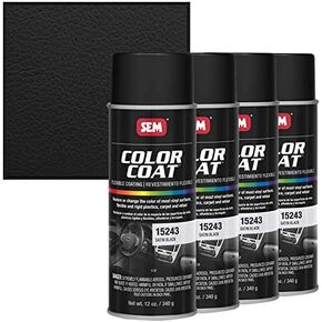 SEM Products 15243 Satin Black Color Coat - 12 oz (4)