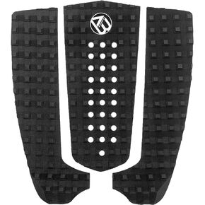 3 Piece Stomp Pad Surfboard EVA Traction Pad with 3M Adhesive Professional Tail Pad/Applies All Boards - Surfboards, Shortboards, Longboards, Skimboards/Multiple Color Choices