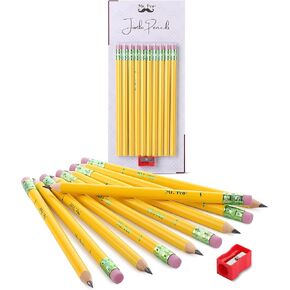 Mr. Pen- Jumbo Pencils, 10 Pencils and 1 Sharpener, Big Pencil, Fat Pencils, Jumbo Pencils for Preschoolers, Fat Pencils for Kindergarten, Thick Pencils, Big Pencils for Preschoolers, Large Pencil.