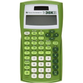 Texas Instruments TI-30X IIS 2-Line Scientific Calculator, Lime Green