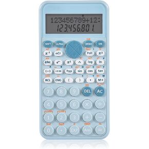EooCoo 2-Line Standard Scientific Calculator, Portable and Cute School Office Supplies, Suitable for Primary School to College Student Use