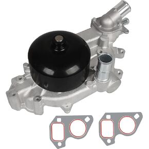 IRONTREE AW5081 Professional Water Pump Kit with 2 Metal Gaskets and Thermostat Compatible with Chevy Corvette Camaro, Pontiac Firebird GTO, Avanti II, 5.7L 6.0L V8 Engine, OE Replacement
