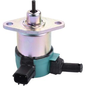 MaySpare Fuel Shut Off Solenoid 17208-60015 17208-60016 17208-60017 17208-60010 Fits Kubota V1205 V1505 V1305 D1105 D1005 D905 Mower Excavator Tractor Generator
