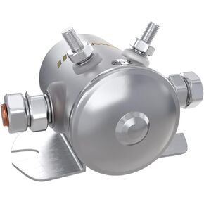 Newdeli Max 300A Continuous Duty Solenoid Relay Nickel-Plating for Golf Carts, Winch, Marine in Rush 12VDC