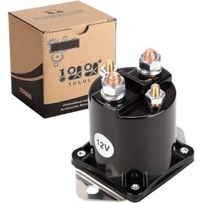 10L0L Golf Cart 12V Solenoid for Club Car DS & Precedent Gas 1984-up, Replace OEM 1013609 1117
