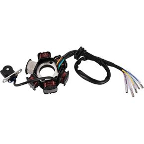 GOOFIT 6-Coil Magneto Stator Ignition Generator for GY6 50cc 70cc 90cc 110cc 125cc Moped ATV Dirt Bike