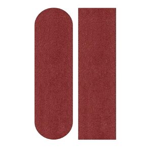 Wudan Skateboard Grip Tape Sheet 33x9inch Black Red Bubble Free Waterproof Scooter Grip Tape, Longboard Griptape, Sandpaper for Rollerboard