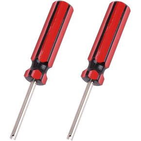 X AUTOHAUX 2 Pcs Car Motorcycle Truck Bike Screwdriver Valve Stem Core Remover Tire Plastic Metal Repair Install Tool