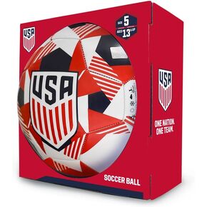 US Soccer White Prism Soccer Ball