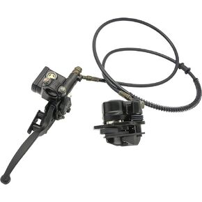 Rear Hand Hydraulic Disc Brake Left Hydraulic Brake Master Caliper Assembly Compatible for Chinese Taotao Roketa Sunl 50cc 90cc 110ccc 125cc Go-Kart Dune Buggy Quad ATV Dirt Mini Bike Kinroad 1