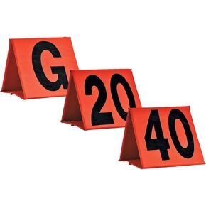 شامبرو كرة القدم 7 على 7 علامات ياردات، برتقالي (A102F)
