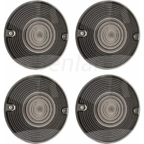 Benlari 3 1/4" Smoke Turn Signal Light Lens Covers Compatible for Harley Touring Road Glide Road King Electra Glide Heritage Softail (4 Pcs)