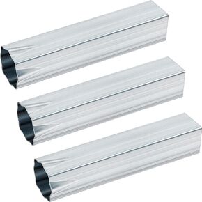Dunzy Crimped Style Baseball Ground Anchors for Baseball Bases, Silver