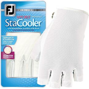 FootJoy Women's StaCooler Sport Golf Glove (White)