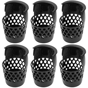 VGEBY Billiard Pockets, 6Pcs Billiard Ball Storage Pockets Plastic Pool Table Web Baskets Drop Net Bag Accessory M Pool Table Pockets Billiard Pockets Drop Pockets for Pool Table