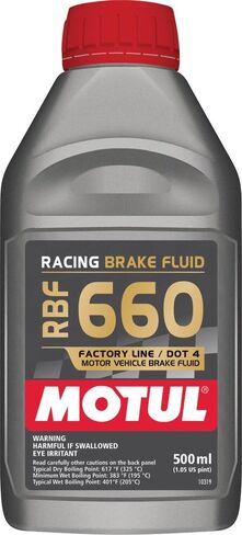 Motul RBF 660 Factory Line Dot-4 سائل فرامل السباق الاصطناعي بنسبة 100% 500 مل (101667) in Saudi Arabia