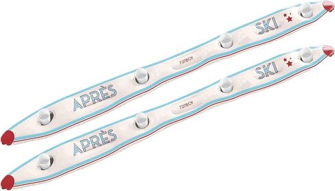 FUNBOY Plastic Inflatable Shot Board Ski, 4 Shot Capacity 6-feet Long, 4 Shot Cups Included, Apres Design, 2 Piece Set in Saudi Arabia