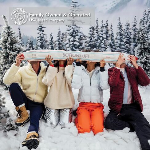 FUNBOY Plastic Inflatable Shot Board Ski, 4 Shot Capacity 6-feet Long, 4 Shot Cups Included, Apres Design, 2 Piece Set in Saudi Arabia