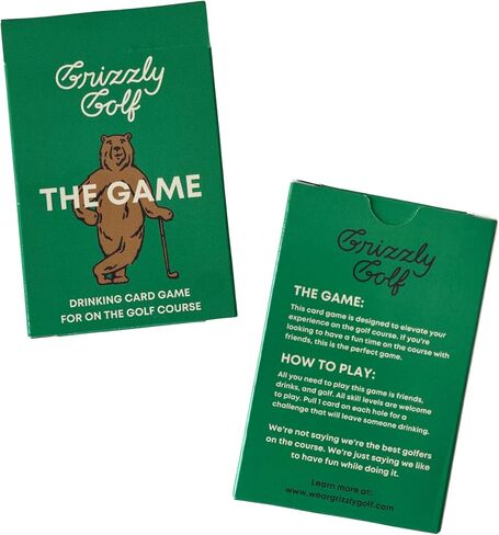 Golf Drinking Card Game for The Golf Course, The Perfect Golf Gift for Golfers in Saudi Arabia