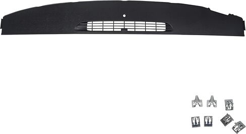 ECOTRIC Molded Front Dash Compatible with 2007-2013 Cadillac Escalade, Avalanche/Silverado/Suburban/Tahoe, GMC Sierra/Yukon Replace for 23224733 Defrost Vent Grille Cover Black in Saudi Arabia