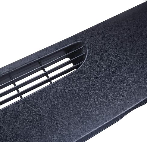 ECOTRIC Molded Front Dash Compatible with 2007-2013 Cadillac Escalade, Avalanche/Silverado/Suburban/Tahoe, GMC Sierra/Yukon Replace for 23224733 Defrost Vent Grille Cover Black in Saudi Arabia