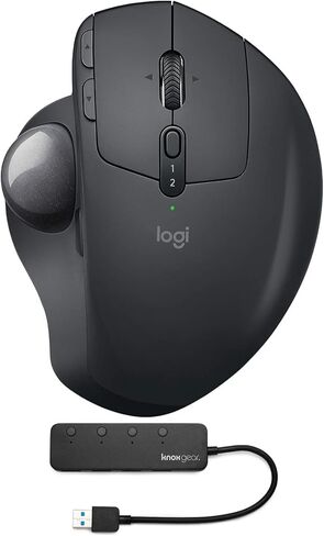حزمة كرة التتبع اللاسلكية المتقدمة Logitech MX ERGO Plus مع 4 منافذ 3.0 USB (عنصران) in Saudi Arabia