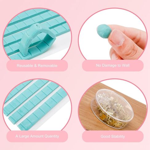 معجون دراجونفلاي دريمز، معجون تثبيت لاصق، 384 قطعة من المعجون القابل لإعادة الاستخدام، معجون تثبيت آمن على الحائط، معجون لاصق متعدد الأغراض لتعليق الصور، تزيين المهرجانات، DIY، مستلزمات الحفلات in Kuwait