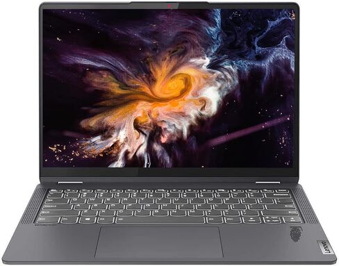 لاب توب Lenovo IdeaPad Flex 5 2 في 1، شاشة 14 بوصة WUXGA (1920x1200) تعمل باللمس، معالج Intel i5-1235U، لوحة مفاتيح بإضاءة خلفية، Thunderbolt 4، قارئ بصمات الأصابع، Windows 11 w/WOWPC Bundle (ذاكرة الوصول العشوائي 16 جيجابايت | 1 تيرابايت PCIe SSD) in Kuwait
