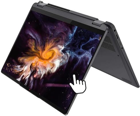 لاب توب Lenovo IdeaPad Flex 5 2 في 1، شاشة 14 بوصة WUXGA (1920x1200) تعمل باللمس، معالج Intel i5-1235U، لوحة مفاتيح بإضاءة خلفية، Thunderbolt 4، قارئ بصمات الأصابع، Windows 11 w/WOWPC Bundle (ذاكرة الوصول العشوائي 16 جيجابايت | 1 تيرابايت PCIe SSD) in Kuwait