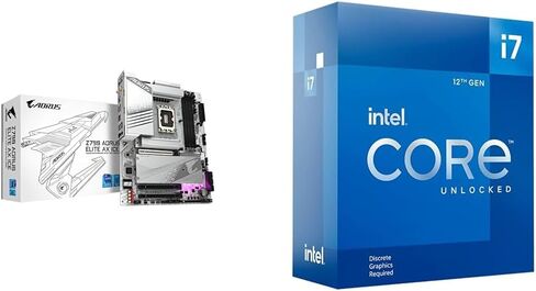 GIGABYTE Z790 AORUS Elite AX ICE, LGA 1700/ Intel/ Z790 X/ATX/ DDR5/ 4* M.2/ PCIe 5.0 & NZXT Kraken Elite 360mm RGB AIO CPU Liquid Cooler with Customizable LCD Display in Saudi Arabia