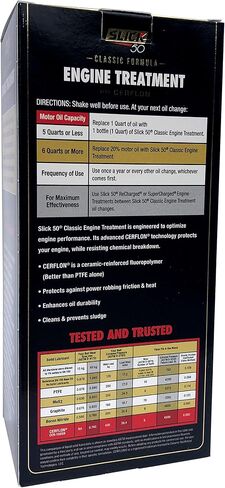 معالجة المحرك الكلاسيكية الأصلية باستخدام السيراميك سيرفلون PTFE، SL-750017، 32 أونصة سائلة. أوقية، 1 حزمة، أبيض in Saudi Arabia