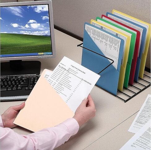 سترة Smead Slash، مقاس Letter، ألوان متنوعة، 25 في كل عبوة (75425) in Saudi Arabia