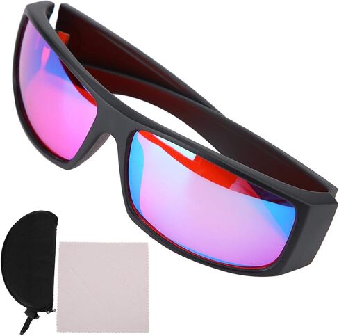 caruisite Colorblind Glasses for Red-Green Blindness, Color Blind Corrective Glasses Blindness Weakness Eyesight Improvement Glasses for Outdoor/Indoor in Saudi Arabia