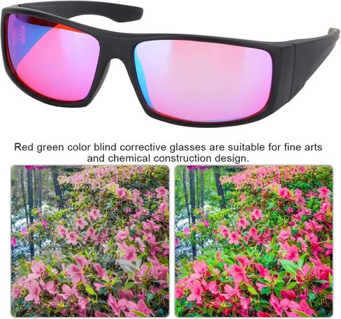 caruisite Colorblind Glasses for Red-Green Blindness, Color Blind Corrective Glasses Blindness Weakness Eyesight Improvement Glasses for Outdoor/Indoor in Saudi Arabia