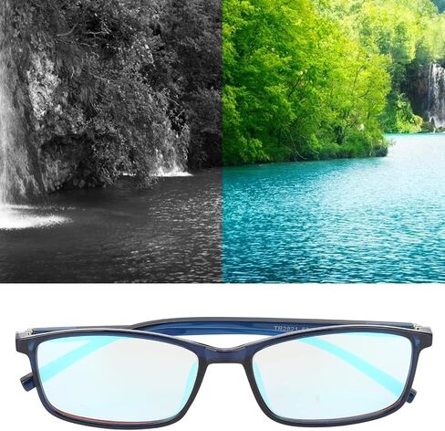 zjchao Colorblind Correcting Glasses, Color Blind Glasses Men Women Outdoor Red Green Color Blindness Correcting Glasses with Case Red and Green Blindness Correction Glasses for Driving in Saudi Arabia