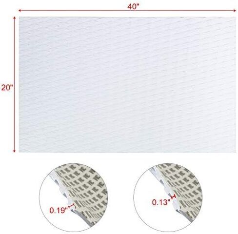 Amarine Made 40"X20" Universal Non-Slip Traction Pad Deck Grip Mat with Trimmable EVA Sheet for Boat Decks, Kayaks, Surfboards,Skimboards in Saudi Arabia