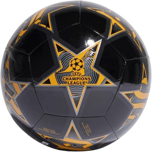 adidas UCL Real Madrid Club Soccer Ball Black/Preloved Yellow/Carbon 5 in Saudi Arabia