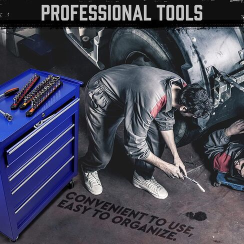 HORUSDY منظم مقبس ABS مكون من 3 قطع، 1/4 بوصة 3/8 بوصة 1/2 بوصة، حوامل مقبس عالية الجودة دوارة 360 درجة in Kuwait