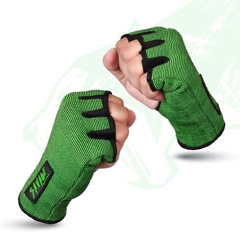 BeSAVAGE Compression Sleeves Boxing Hand Wraps Elastic Quick Wraps Fist Protection Handwraps Boxing Gloves for Women Men MMA Muay Thai Training Gear in Kuwait