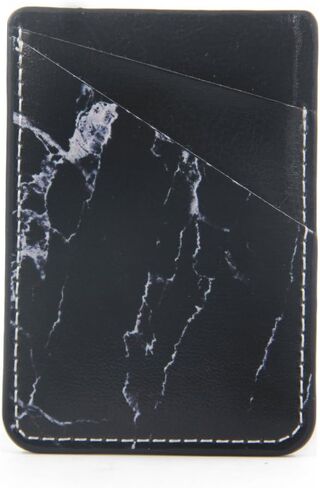 uCOLOR Phone Card Holder PU Leather Wallet Pocket Credit Card ID Case Pouch 3M Adhesive Sticker on iPhone Samsung Galaxy Android Smartphones (Almond Latte Polka Dot) in Saudi Arabia