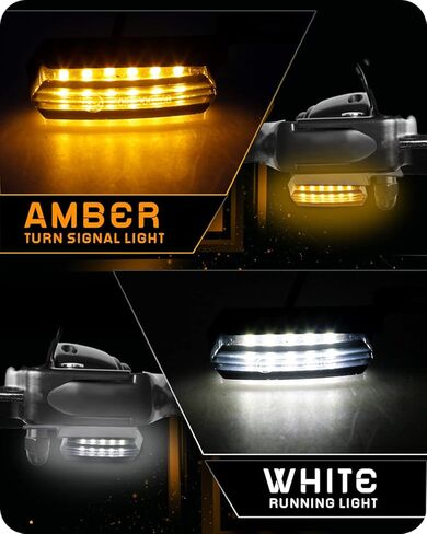 QUASCO العالمي للدراجات النارية بدوره إشارات متتابعة الجبهة LED الوامض أضواء العنبر متوافق مع هارلي هوندا ياماها سوزوكي كاواساكي in Kuwait